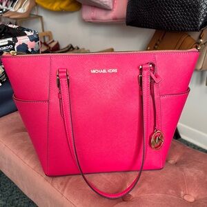 Michael Kors Pink Tote Bag
